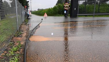 Hunderte Liter Flüssigkeit gelangten in die Kanalisation