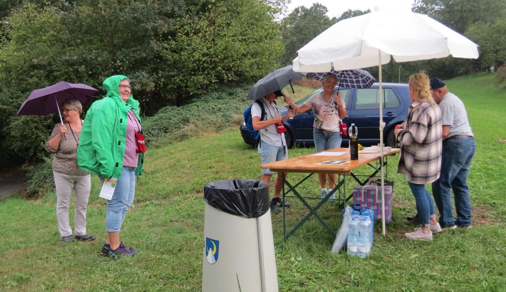 Regen bereits beim 2. Posten