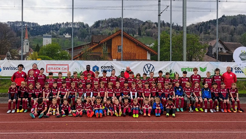 68 Kids waren am Fussballcamp in St.Margrethen dabei.