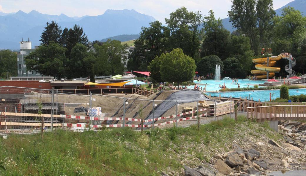 Im Gegensatz zu Balgach ist das Altstätter Hallenbad bereits im Bau. Geplant ist, das Bad noch vor Weihnachten 2020 zu eröffnen. 