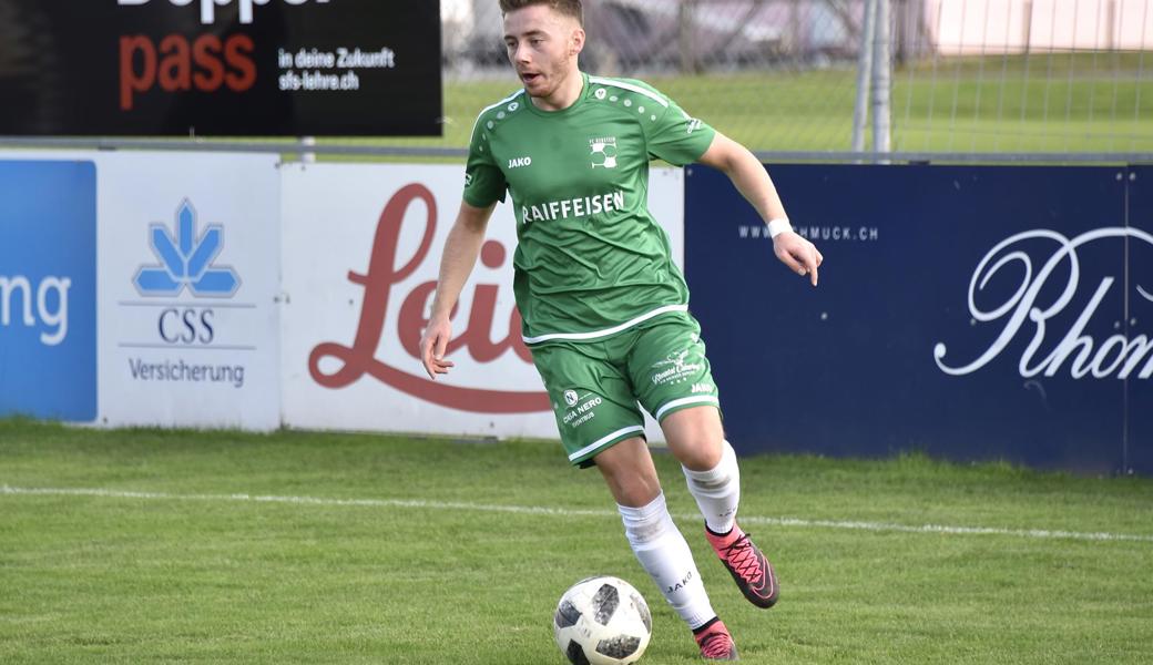 Rebsteins Elion Sopi hat in den drei letzten Spielen immer getroffen, gegen Speicher erzielte der 20-Jährige das 1:0. 