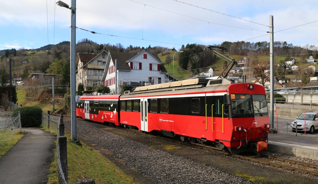 Appenzeller Bahnen bestätigen: Gaiserbähnli bei Haltestelle «Alter Zoll» entgleist