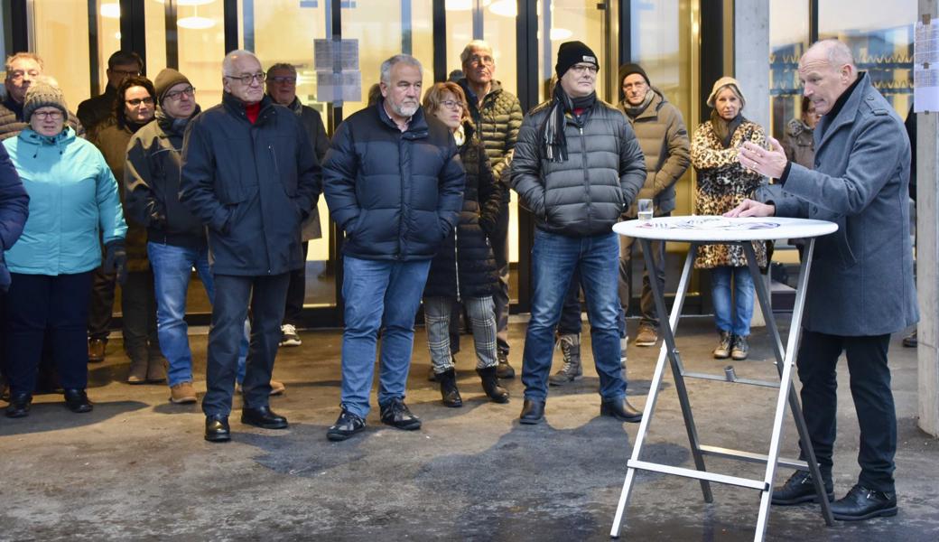 Gemeindepräsident Andreas Eggenberger fordert die Rebsteinerinnen und Rebsteiner auf, ihre Gemeinde mitzugestalten.