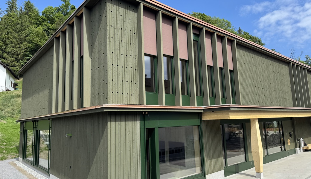 Nach eineinhalb Jahren Bauzeit: Der neue Doppelkindergarten mit Musikzentrum ist fertig