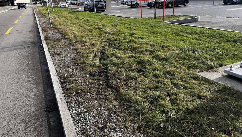 Der polnische Lenker nahm eine inoffizielle Abkürzung, bevor er seinen Wagen auf einem Parkplatz abstellte.