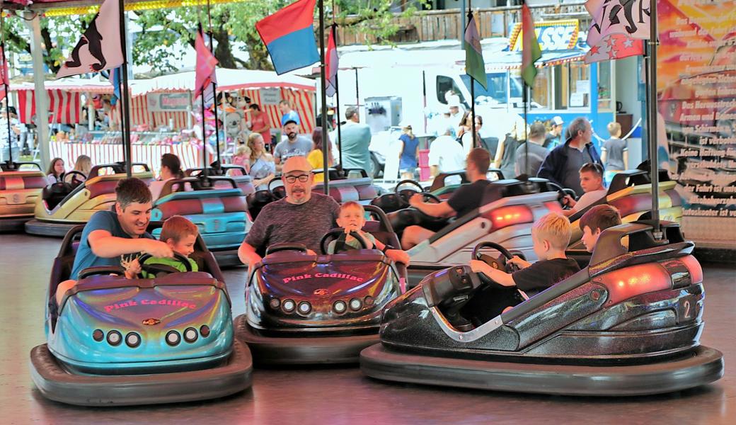 Immer wieder begehrt: der Auto-Scooter. 