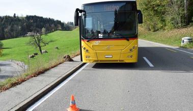 Fussgänger von Postauto angefahren