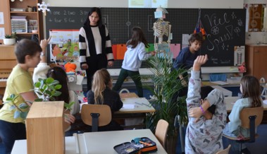 Studierende übernehmen eine Woche lang den gesamten Schulbetrieb in Balgacher Schulhaus