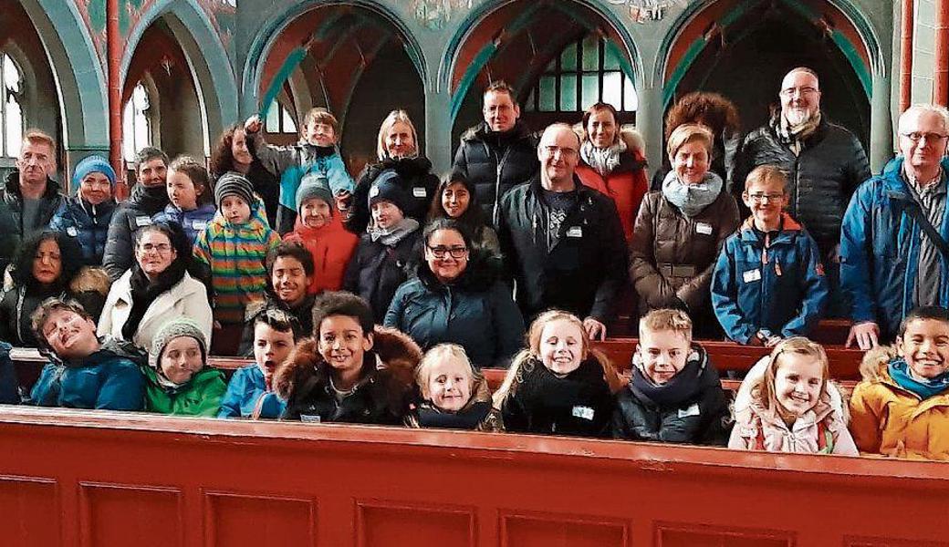 Die Erstkommunionkinder erkundeten das Ulmer Münster und einige stiegen 768 Stufen bis zur Aussichtsplattform hoch. 