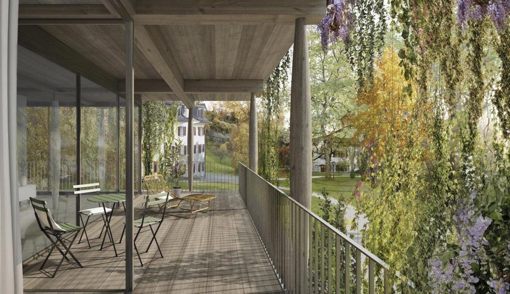 Noch laufen die Testplanungen für das Marienburg-Areal in Thal, wo ab 2022 Wohnungen im gehobenen Segment entstehen sollen.