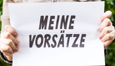 Die Sache mit den Vorsätzen beschäftigt alle Jahre wieder