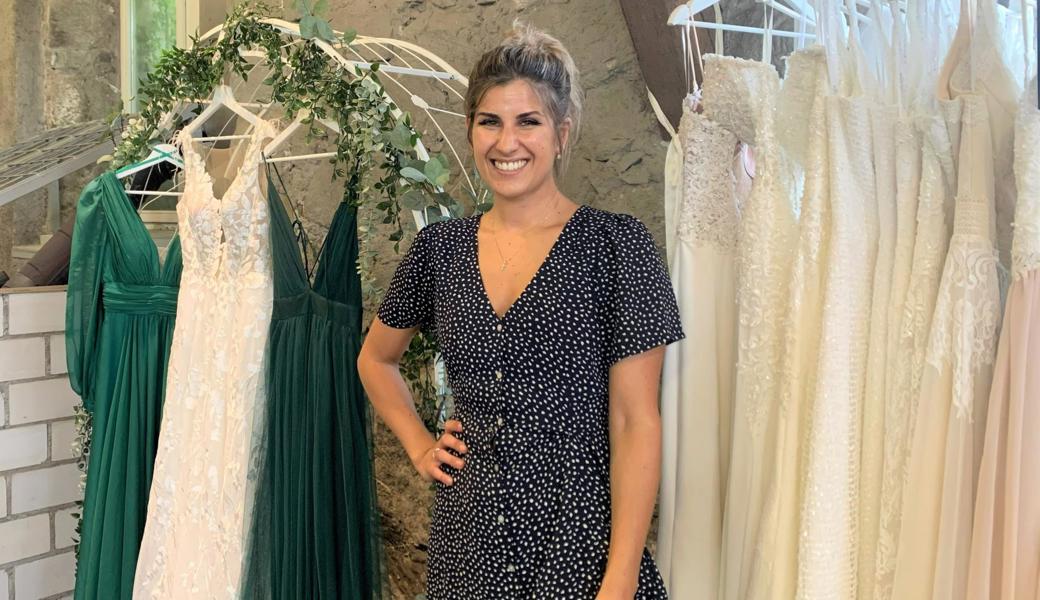 Vor zwei Jahren eröffnete Marjam ihr eigenes Brautmodegeschäft