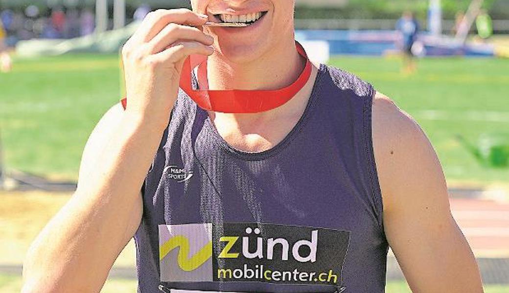 Gianluca Hidber: Bronze im Dreisprung der U23. 