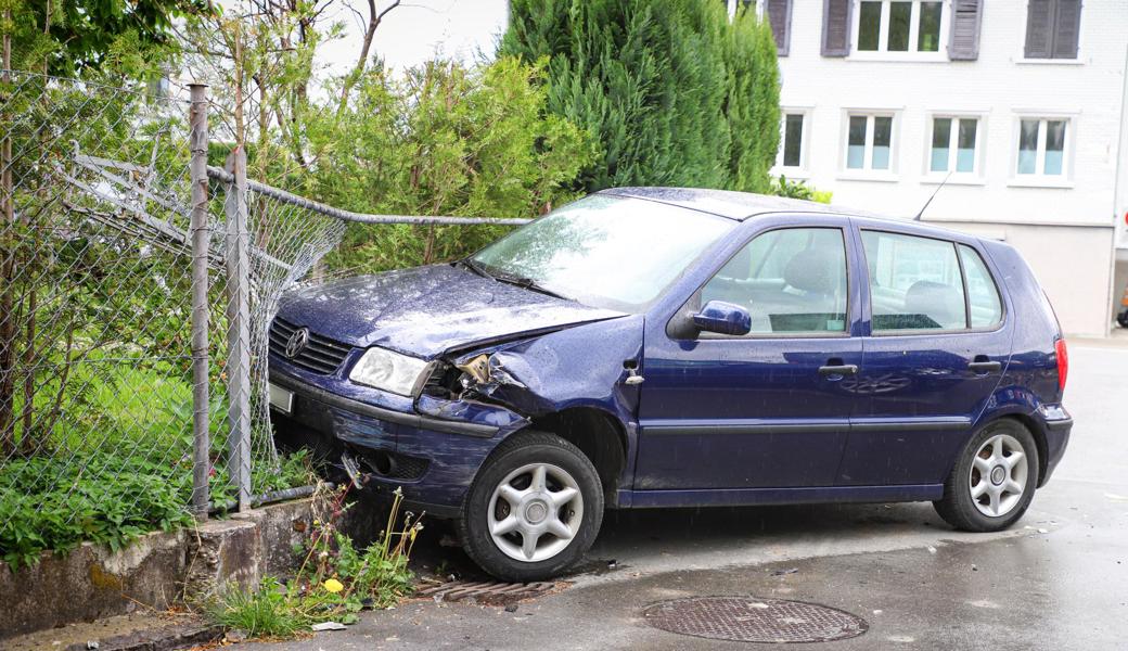 Bei dem Unfall wurde niemand verletzt.