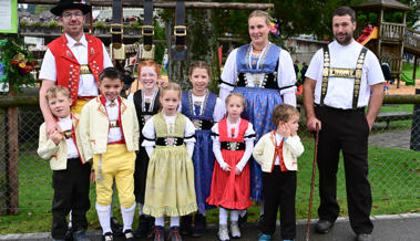 Herrliche Trachten, harmonische Alphornklänge und ein riesiges Publikum