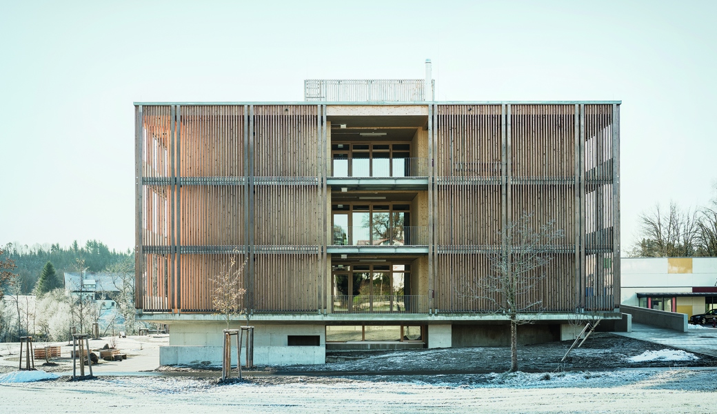 Baumschlager Hutter Partners gewinnt internationalen  Architekturpreis für innovativen  Schulneubau