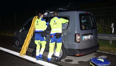 In Tunnelwand gefahren - Kind schwer verletzt