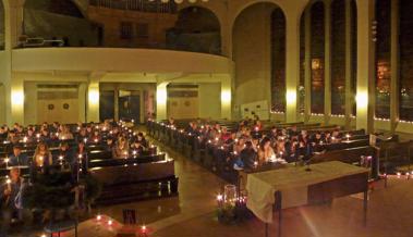 Nacht der Lichter in der katholischen Kirche