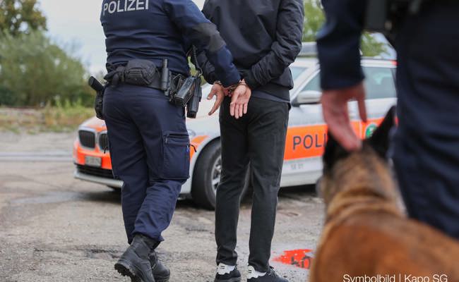 Polizeihunde machen zwei Einbrecher dingfest