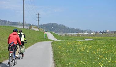 Spatenstich für neues Radwegnetz ennet der Grenze