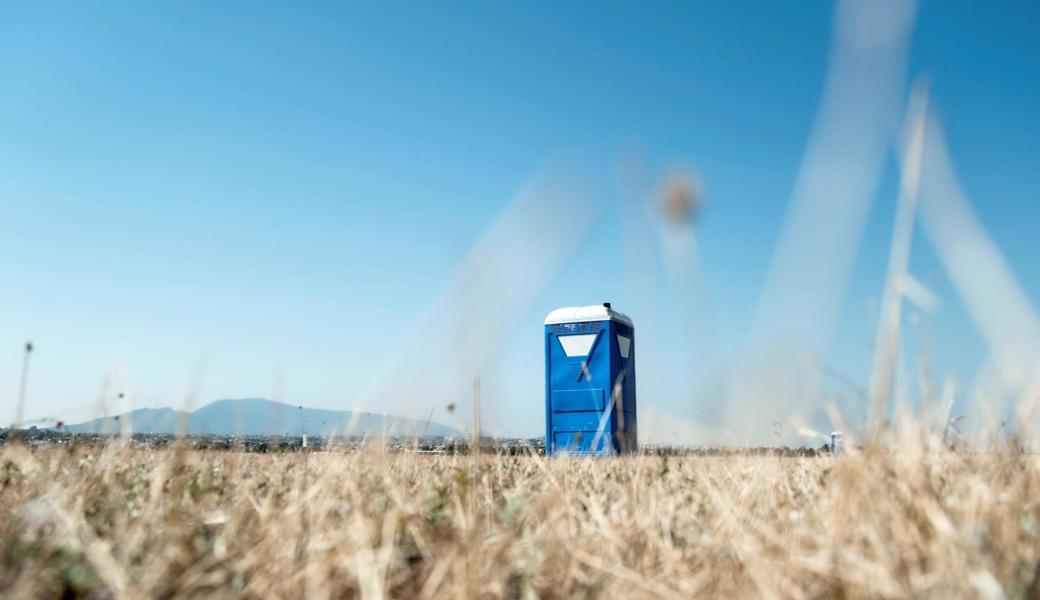 Die Gemeinde wird ein mobiles WC testen.