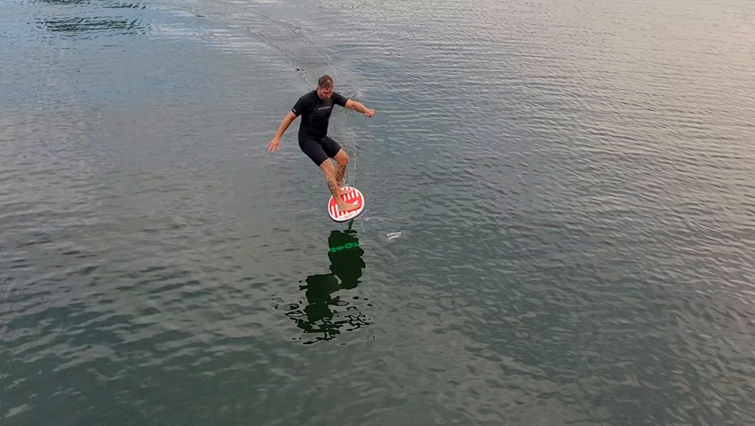 Neuer Surftrend am Baggersee