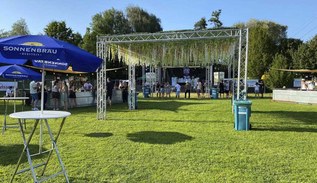 Das Rheinklang-Festival findet in einer der schönsten Freiluftlocations statt. 