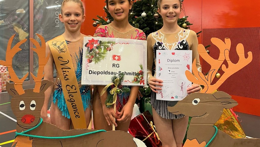 Spitzenplätze am Adventscup für junge Gymnastinnen Spitzenplätze am Adventscup für junge Gymnastinnen