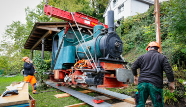 125 Jahre alte Dampflok könnte nach Instandstellung auf Schienen des Rhein-Bähnlis zum Einsatz kommen