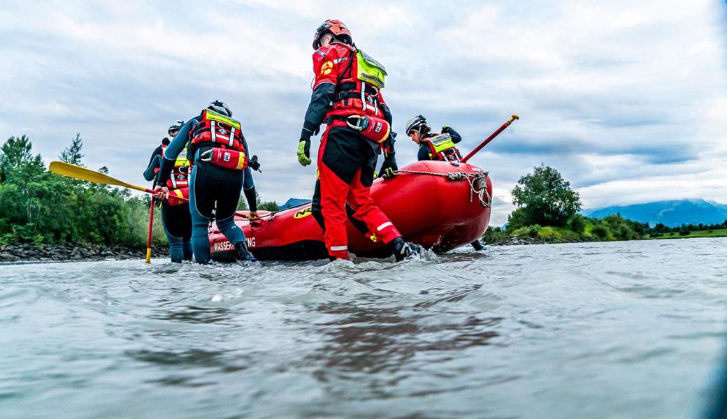 Bei der Fliesswasser-Rettung zählt jede Sekunde.