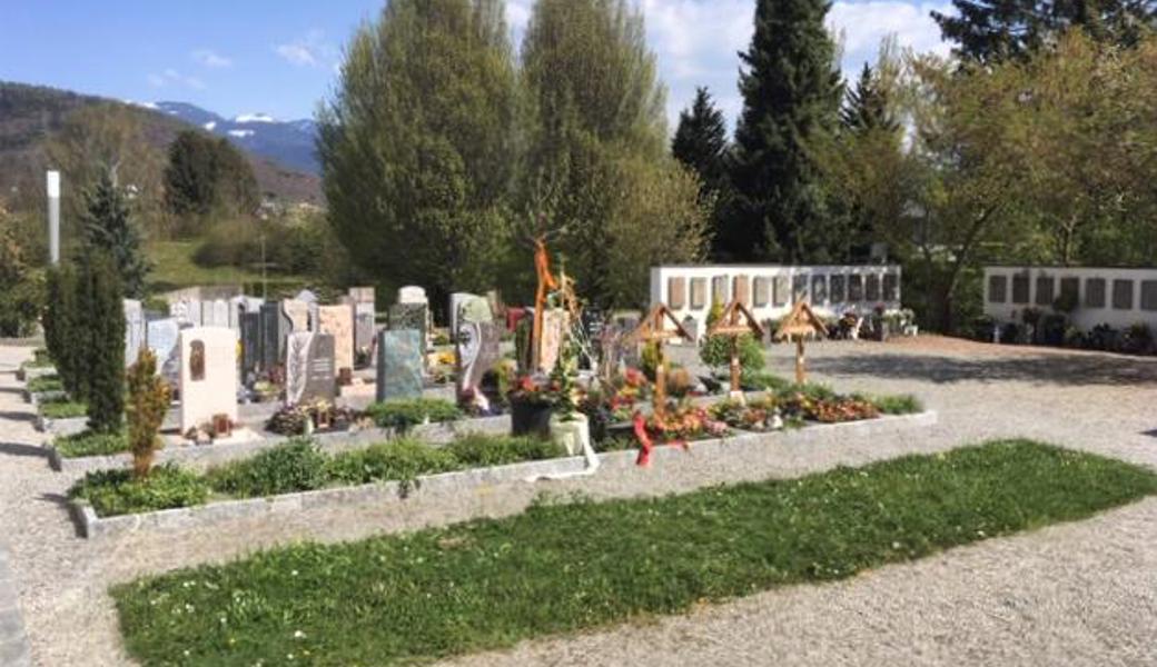 Der Montlinger Friedhof erfährt einen Wechsel.