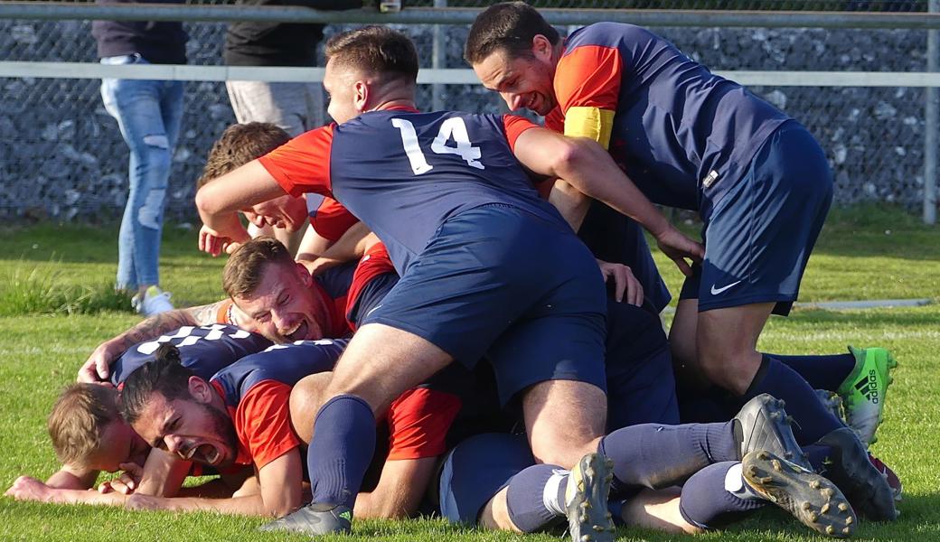 Der FC Rheineck konnte in der Rückrunde schon über 19 Tore jubeln.