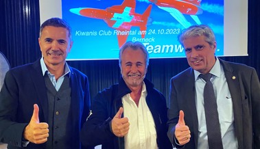 Kiwanis Rheintal – «Teamwork bei Tempo 1000» mit  dem ehemaligen Patrouille Suisse Kommandanten
