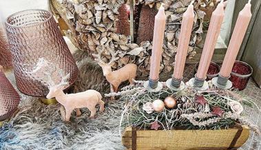 Weihnachtliche Atmosphäre bei Schneider Korbwaren