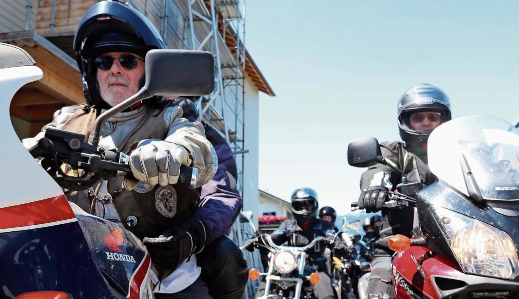 Motorradfreunde von nah und fern nahmen bei der alljährlich stattfindenden Ausfahrt teil. 