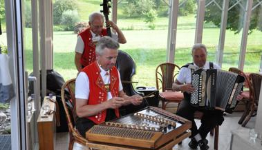 Impressionen vom 1.-August-Anlass im Schützenhaus Altstätten