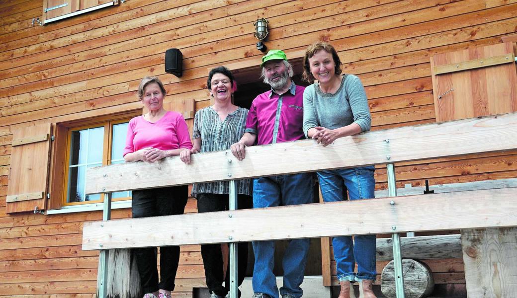 Ein motiviertes Team: Angelika Weisser (von rechts), Hans und Ursi Schlegel sowie Danuta Konieczna freuen sich auf die Gäste.