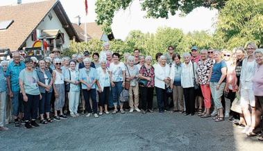 Pensionierte genossen den Ausflug