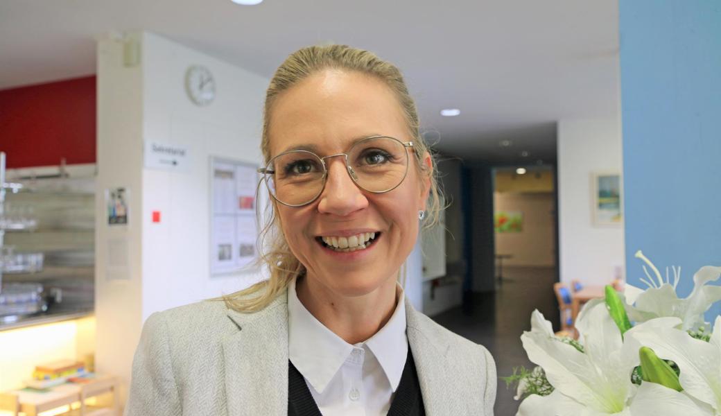 Hat gut lachen: Martina Caimi, Leiterin des Alters- und Pflegeheims Fahr in St.Margrethen.