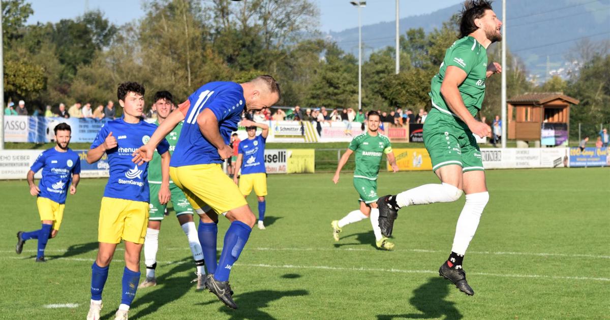 Keine Erfolgserlebnisse für die Rheintaler Fussballer Der Rheintaler