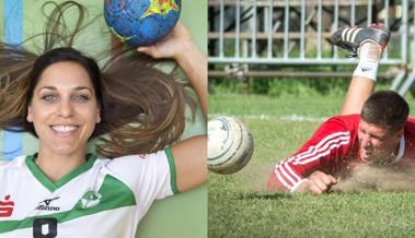 Ein sportliches Paar bereichert den Verleihungsabend