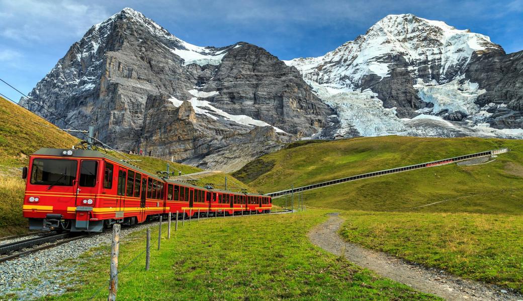 Touristen-Paradies: Blick auf die Eiger-Nordwand.