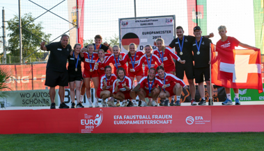 Am Ende bleibt den Faustballerinnen die Bronzemedaille