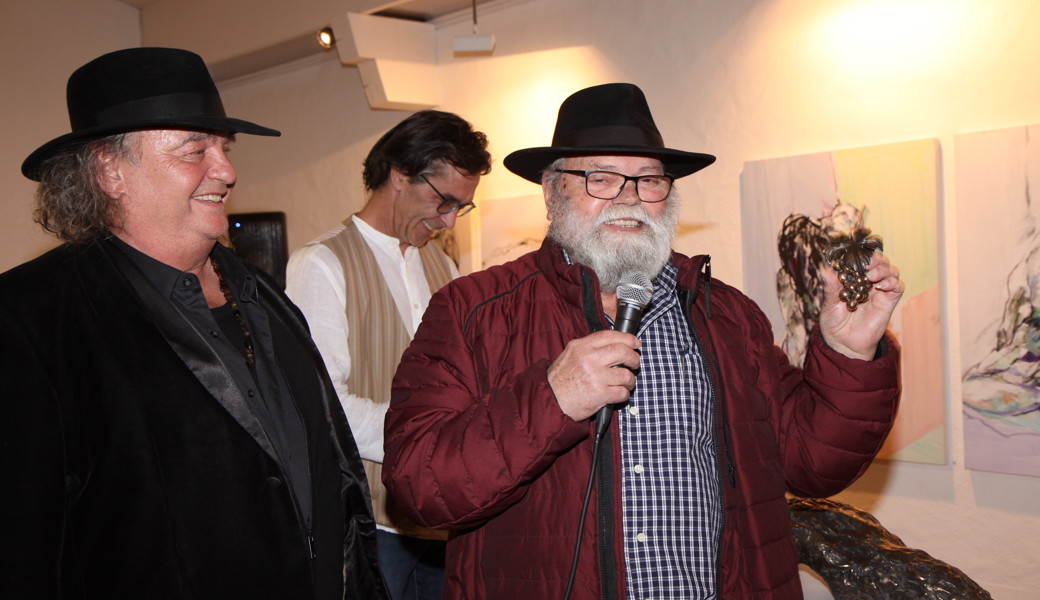 Peter Federer erhält «Goldene Traube» für sein Lebenswerk als Eisenplastiker