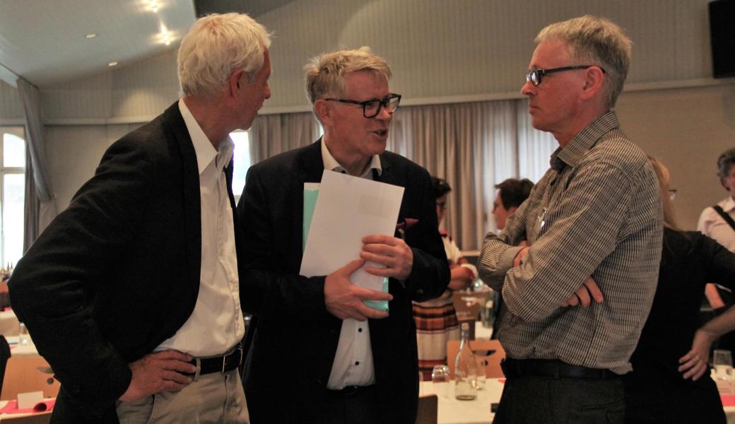 Von links: Christoph Rohner, Urs Schneider und Gert Bruderer.
