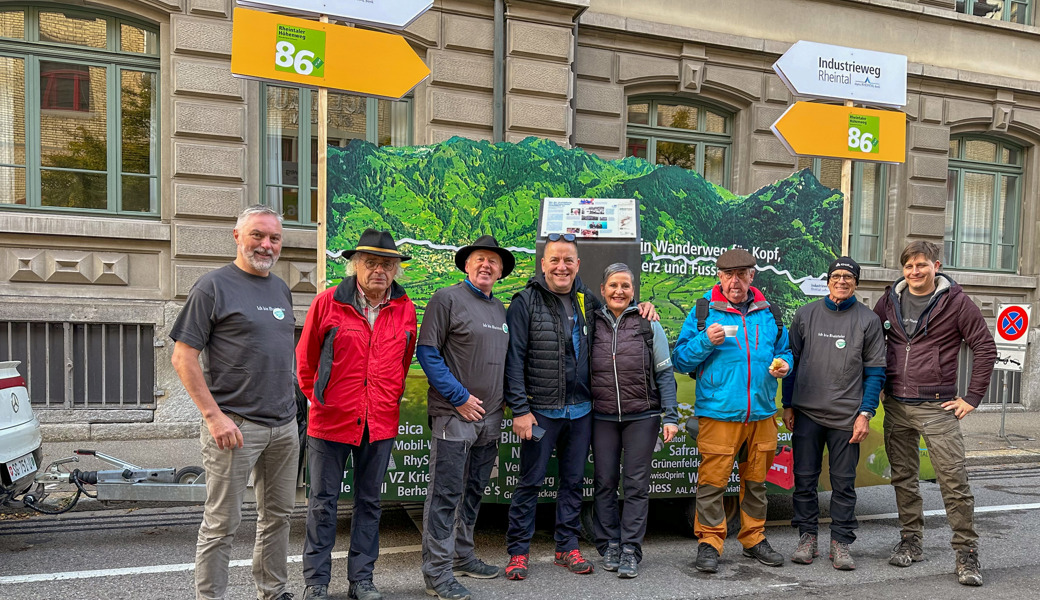 Industrieweg Rheintal als «Wanderweg für Kopf, Herz und Fuss» vorgestellt