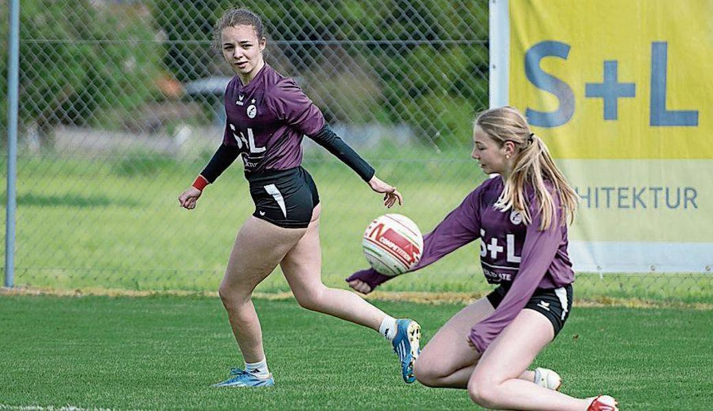 Die Widnauer Faustballerinnen zeigten eine gute Leistung.