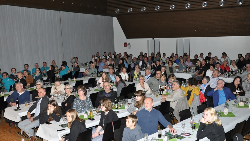 Das Publikum erlebte einen schönen Abend im Widebaumsaal.