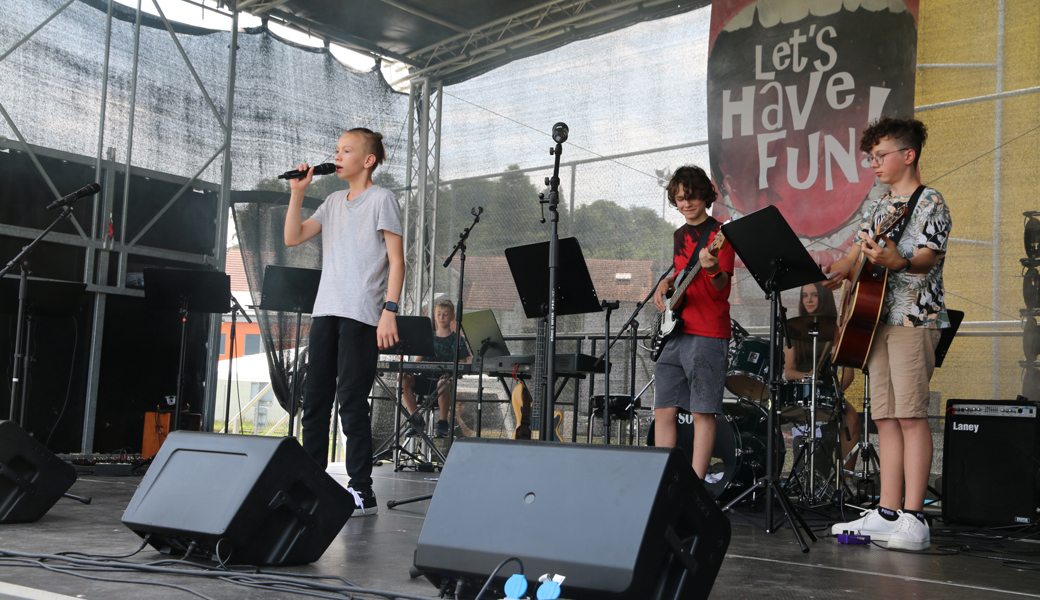 Auftritt am Openair-Konzert Wiesental 2023