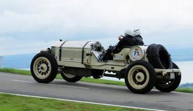 Fahrende Museumsstücke am Historischen Bergsprint